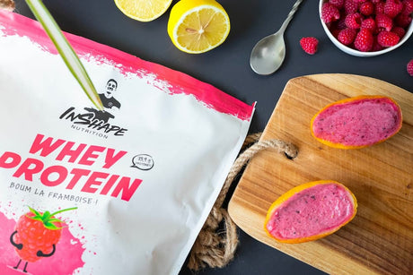 Inshape Nutrition Himbeer-Proteinsorbet mit Whey