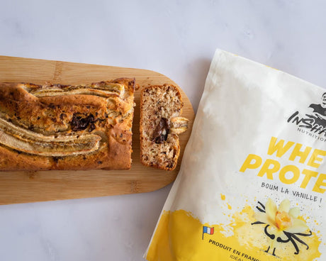 Proteinhaltiges Bananenbrot