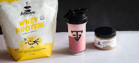 Inshape Nutrition Himbeer-Whey-Protein-Shaker