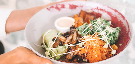 Gemüseteller für den Sport