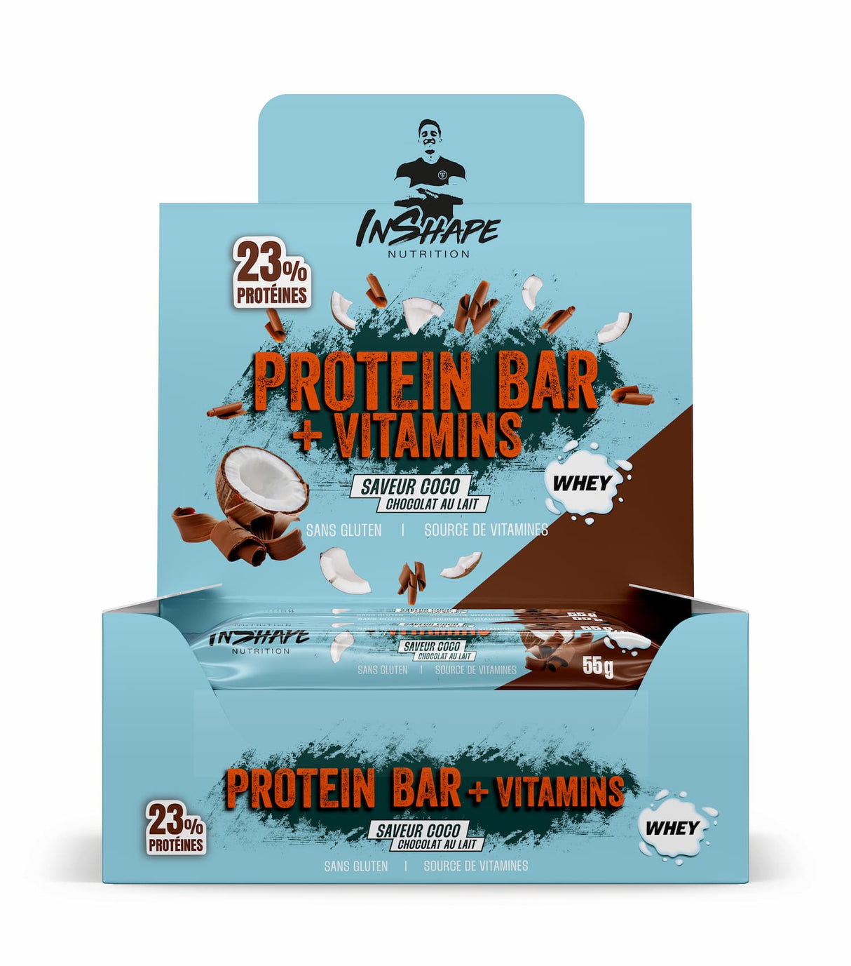 Protein bar + Vitamine 55 g