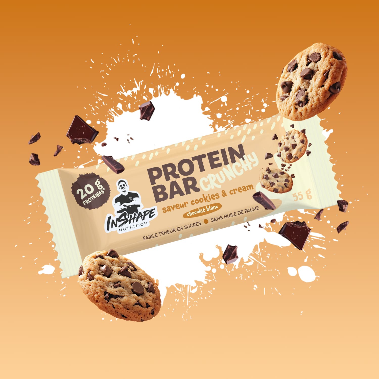 Protein Bar Crunchy 55 g