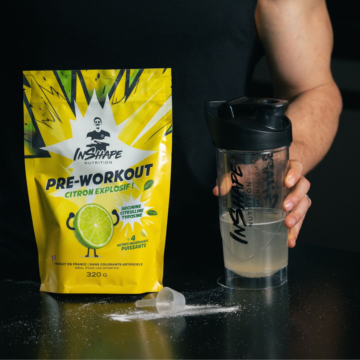Pre-Workout Zitrone Inshape Nutrition