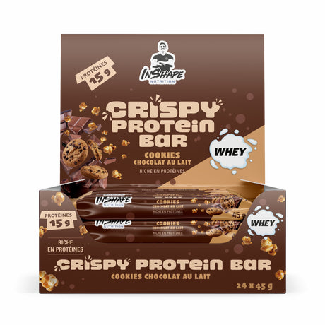 Schachtel mit 24 Crispy Protein Cookies à 45 g 