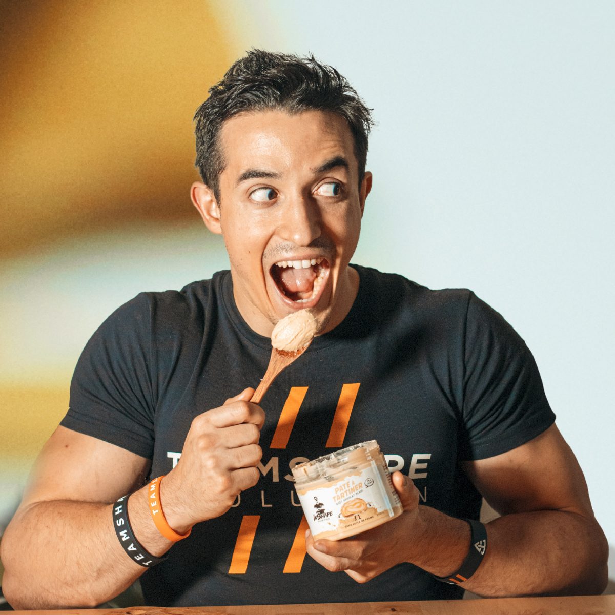 Brotaufstrich mit weißem Schokoladengeschmack