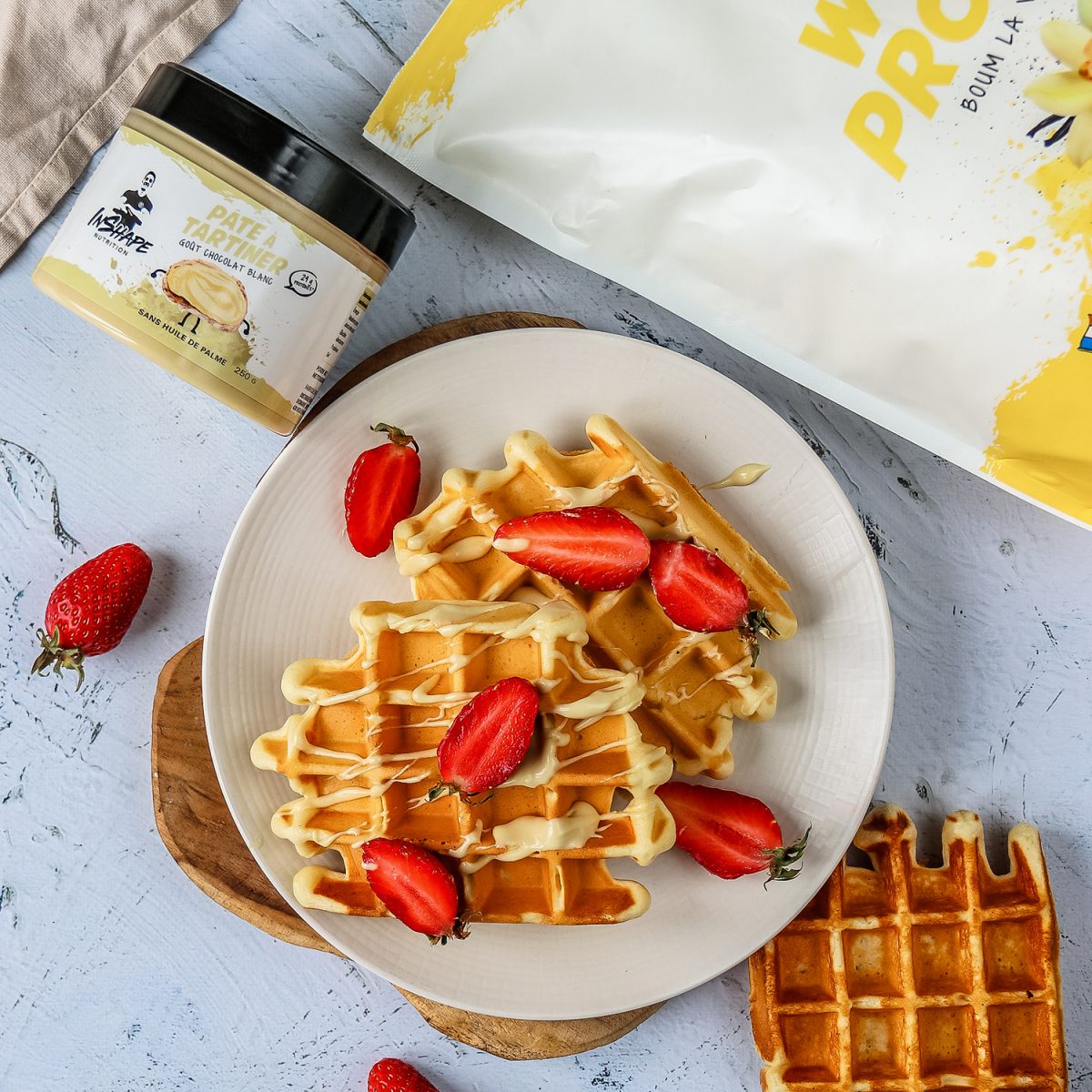 Brotaufstrich mit weißem Schokoladengeschmack